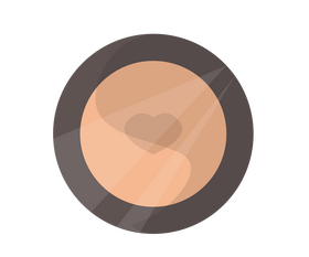 Powder palette drawing clipart