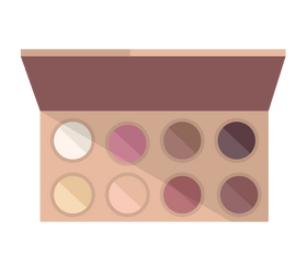 Makeup palette illustration clipart