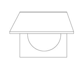 Cartoon makeup powder black and white clipart