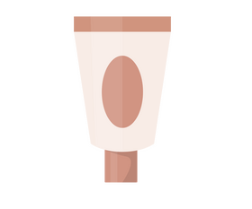 Tone cream cosmetics tube clipart