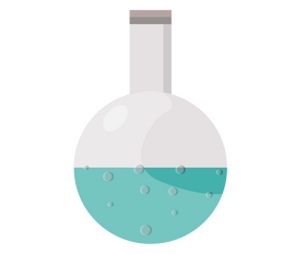 Chemistry flask clipart