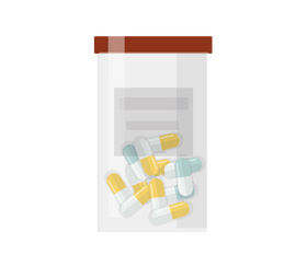 Medical pills bottle clipart