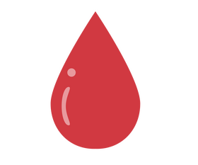 Blood drop illustration clipart