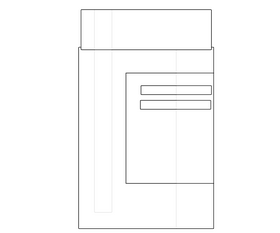 Free medication bottle black and white clipart