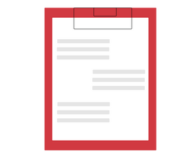 Cartoon hospital health report clipart