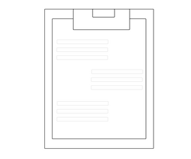 Free health report black and white clipart