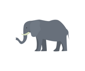 Elephant illustration clipart