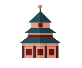 Free chinese house clipart