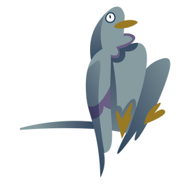 Pigeon cartoon clipart