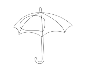 Free umbrella black and white clipart free download