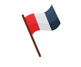 Cartoon France Flag clipart