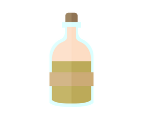 Glass bottle clipart