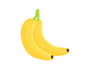 Cartoon bananas clipart