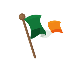 Free Irish flag clipart