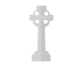 Cartoon Irish cross clipart