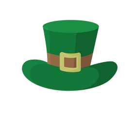 Irish St Patrick's day hat clipart