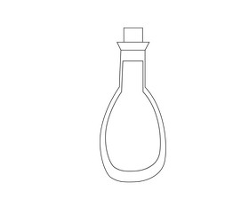 Bottle of olive oil black and white clipart free download