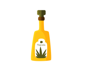 Mexican tequila clipart