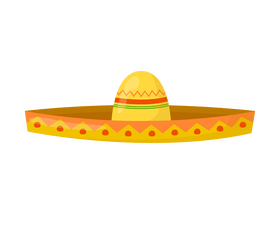 Spanish sombrero hat clipart