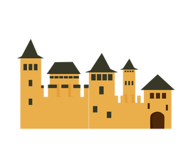 Ukrainian castles clipart