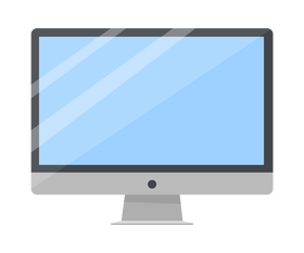 Cartoon monitor clipart
