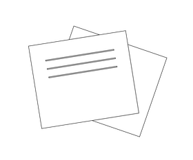 Sticky notes black and white clipart