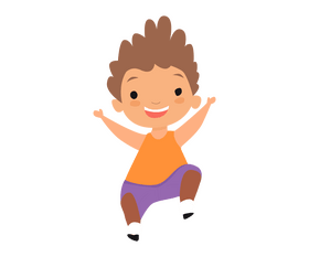 Smiling baby boy clipart