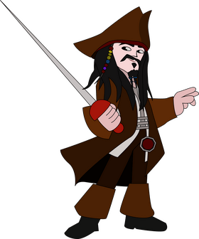Jack Sparrow clipart