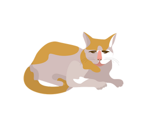 Cat drawing clipart