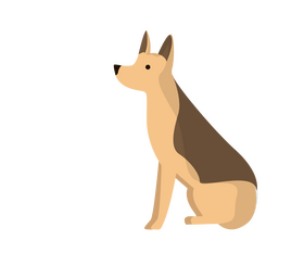 Dog illustration clipart