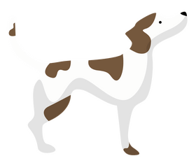 Cute dog clipart