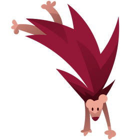 Porcupine cartoon clipart