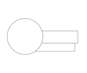 Rolled towels black and white clipart