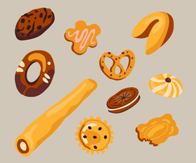Cookies vector