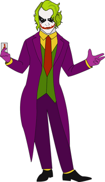 Cartoon joker clipart