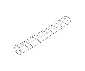 Chocolate waffle roll illustration black and white clipart