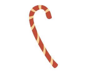 Christmas lollipop clipart