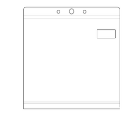 Dishwasher machine black and white clipart