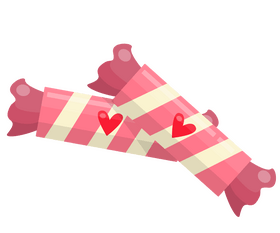 Romantic candy clipart