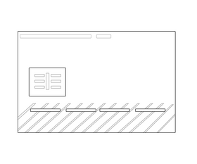 Credit card drawing black and white clipart