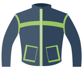 Motorcycle biker jacket clipart