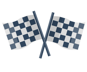 Racing flags free clipart