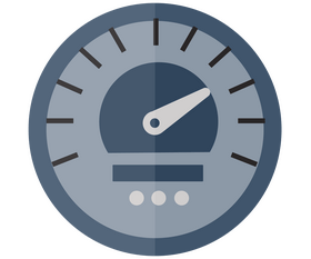 Cartoon motorcycle speedometer clipart