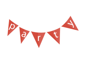 Party garland clipart