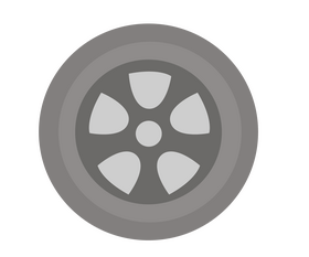 Car wheel clipart