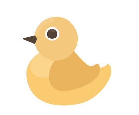 Duck drawing clipart