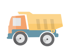 Kamaz truck illustration clipart
