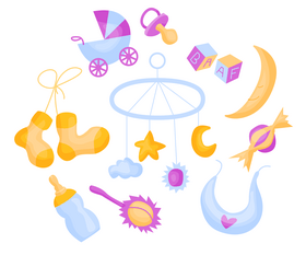 Babe elements vector