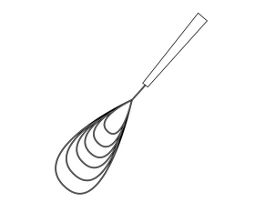 Whisk free black and white clipart