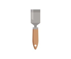 Paint scraper trowel clipart